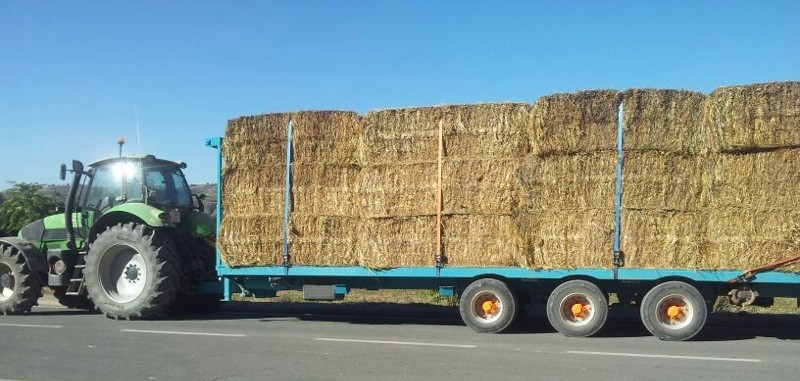Remolque COMPAR para transporte de forraje